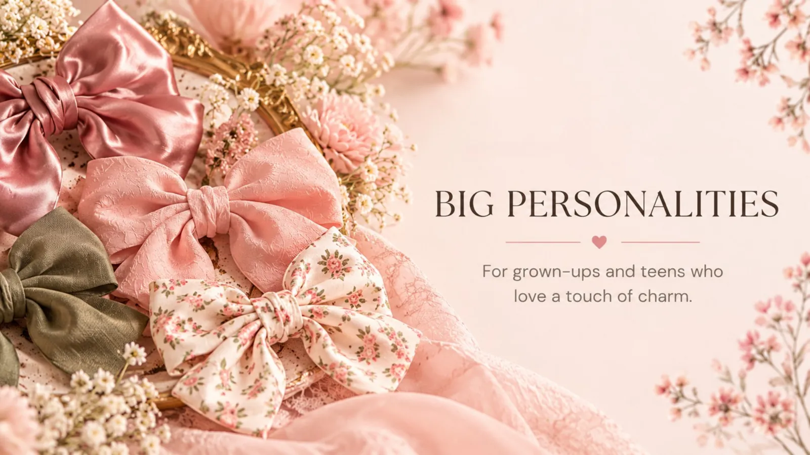 Big Personalities: Hair bows