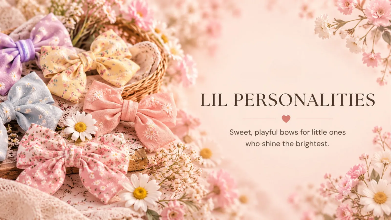 Lil Personalities: Hair bows