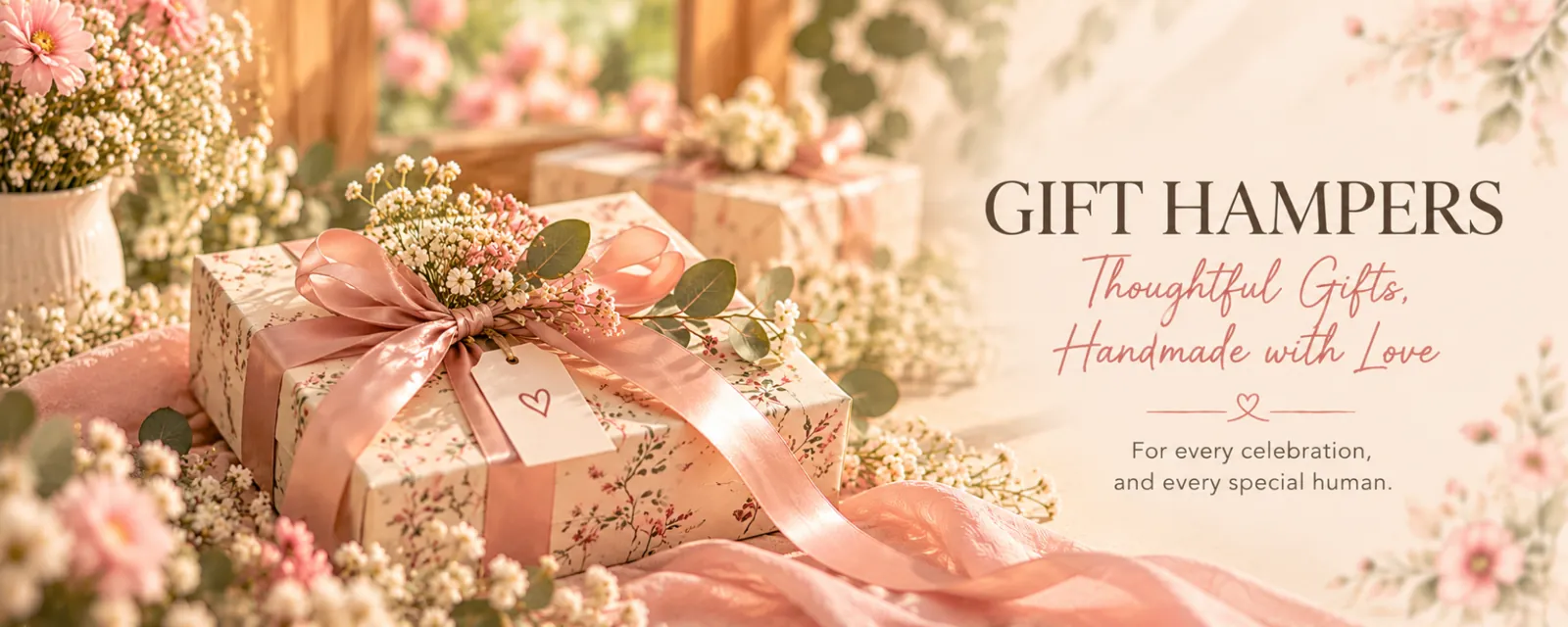 Gift Hampers: Thoughtful gifts, handmade with love