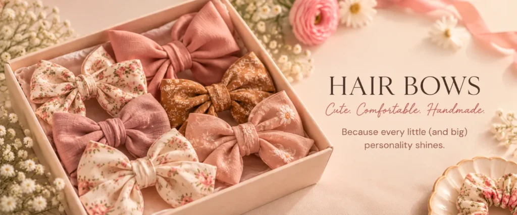 Hair Bows: Cute. Comfortable. Handmade.