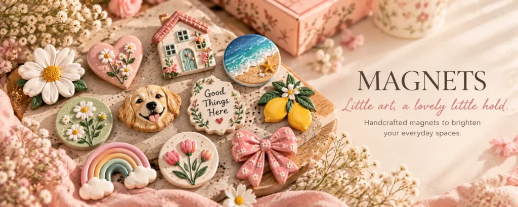 Magnets: Little art, a lovely little hold.